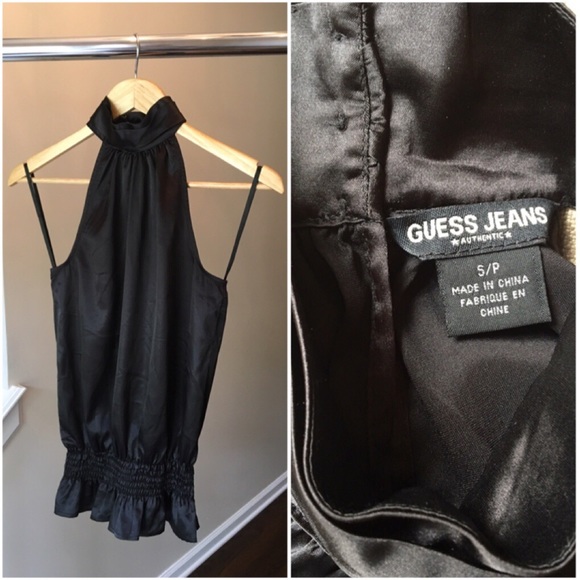 black cocktail blouse